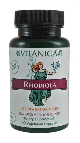 Vitanica Rhodiola™ Extract Plus: 60 Cápsulas Vegetarianas para Bem-Estar e Energia