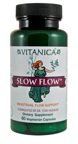 Vitanica Slow Flow™ - 60 Cápsulas Vegetarianas para Bem-Estar Feminino