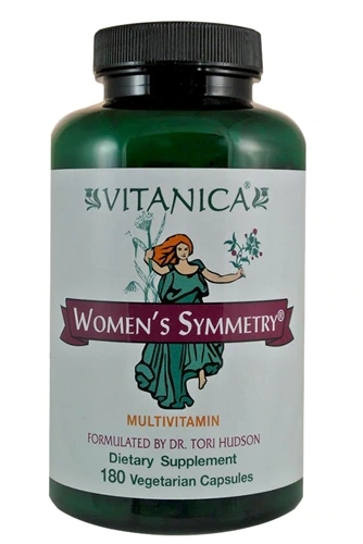 Vitanica Women's Symmetry Multivitamínico Vegetariano - 180 Cápsulas Vegetais