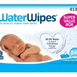 Lenços Umedecidos WaterWipes Bebê Super Pack Econômico - 540 Unidades Puras