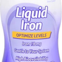 Wellesse Ferro Líquido Sem Açúcar Sabor Frutas Vermelhas - 473ml (16 fl oz)