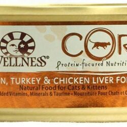 Wellness CORE® Gato Filhote e Adulto Frango Peru e Fígado de Frango 156g - Nutrição Completa e Natural