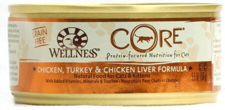 Wellness CORE® Natural Food for Cats and Kittens Formula Chicken-Turkey and Chicken Liver -- 5.5 oz