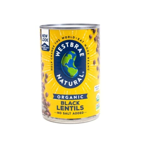 Westbrae Natural Organic Black Lentils -- 15 oz