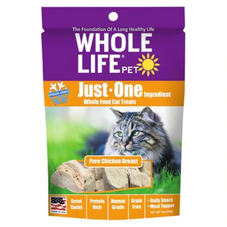 Whole Life Pet Just One™ Ingredient Whole Food Cat Treats Pure Chicken Breast -- 1 oz