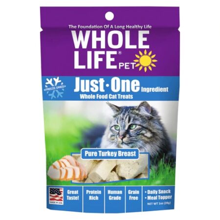 Whole Life Pet Just One™ Ingredient Whole Food Cat Treats Pure Turkey Breast -- 1 oz