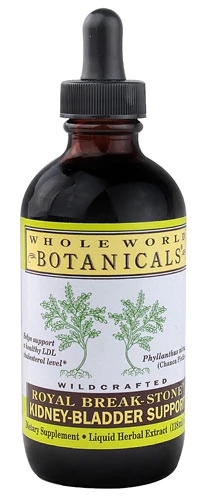 Whole World Botanicals Royal Break - Suporte Renal e Bexiga 118ml (Chanca Piedra)