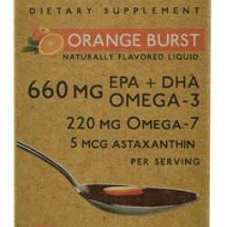 Óleo de Peixe Selvagem do Alasca Wiley's Finest Sabor Laranja - 250ml | Pureza e Saúde