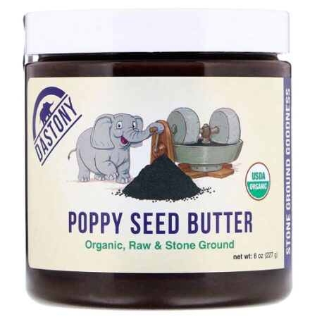 Windy City Organics Dastony Organic Poppy Seed Butter -- 8 oz