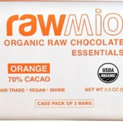 Chocolate Orgânico Cru Rawmio Orange - Windy City Organics (3 Barras / 135g)