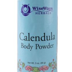 Pó Corporal de Calêndula WiseWays Herbals 85g: Alívio Suave e Natural para a Pele
