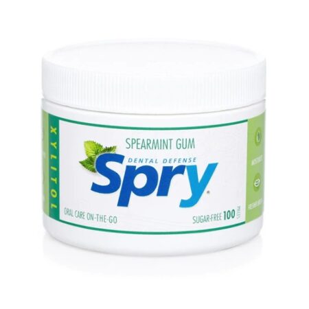 Xlear Spry Dental Defense Gum Spearmint -- 100 Pieces