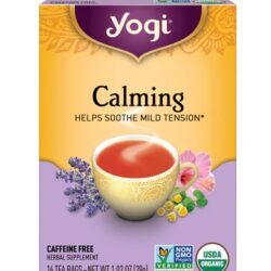 Chá Yogi Calming para Alívio da Tensão Leve - 16 Sachês (26g)