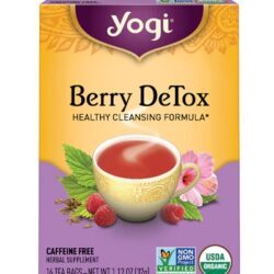 Chá Desintoxicante Yogi DeTox Berry - 16 Sachês (1.4g cada) - Purificação e Bem-Estar