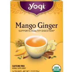 Chá Yogi 16 Sachês Mango Ginger - Sabor Tropical e Bem-Estar Natural