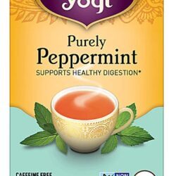 Chá Orgânico Yogi Peppermint Puro Sem Cafeína - 16 Saquinhos (Aprox. 24g)
