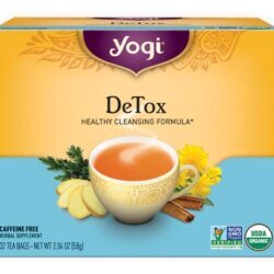 Chá Yogi Detox Sem Cafeína - 32 Saquinhos (Aprox. 45g)