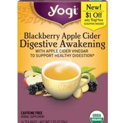 Chá Yogi Digestive Awakening Amora Maçã e Cidra 16 Sachês - Bem-Estar Digestivo