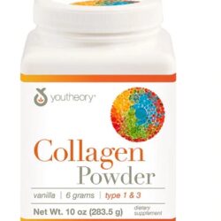 Youtheory Colágeno em Pó Sabor Baunilha - 284g: Pele Radiante e Vitalidade