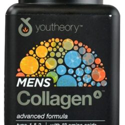 Youtheory Men's Collagen Advanced Formula - 290 Comprimidos: Fortaleça sua Saúde e Vitalidade