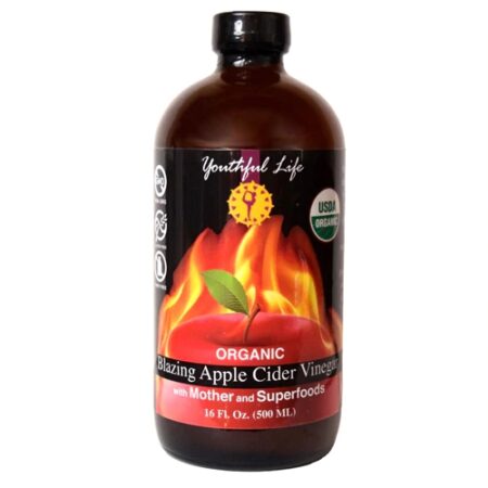 Youthful Life Organic Blazing Apple Cider Vinegar with Mother and Superfoods -- 16 fl oz