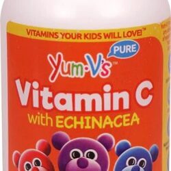 Yum V's Vitamina C com Equinácea Sabor Laranja - 60 Gomas Mastigáveis