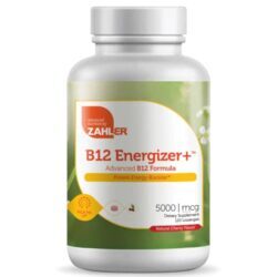 Zahler B12 Energy Plus™ Natural Cherry – 120 Pastilhas: Energia e Bem-Estar Duradouros