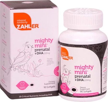 Zahler Mighty Mini™ Prenatal plus DHA -- 90 Softgels