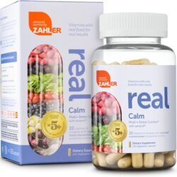 Zahler Real™ Calm Multivitamínico Vegetariano - 120 Cápsulas - Bem-Estar Completo