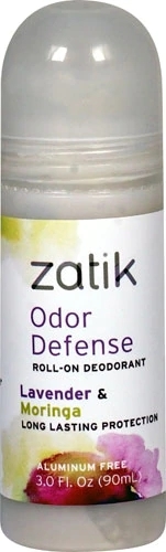 Desodorante Roll-On Zatik Odor Defense Lavanda e Moringa 88ml - Defesa Natural Contra Odores