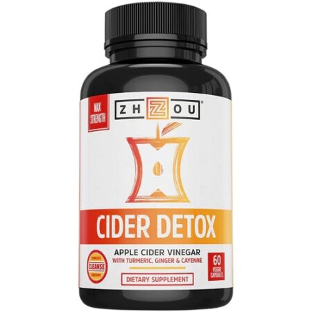 Zhou Apple Cider Vinegar Detox -- 60 Vegan Gummies