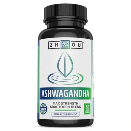 Zhou Ashwagandha -- 1200 mg - 60 Veggie Capsules