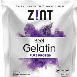 Gelatina de Carne Zint Beef Gelatin - 907g: Colágeno Puro para Saúde e Vitalidade
