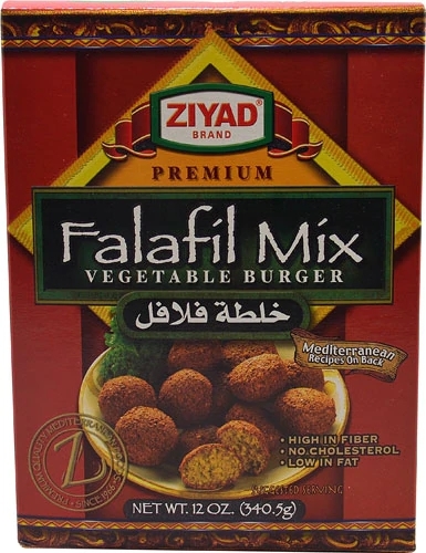 Ziyad Brand Falafel Mix Burger Vegetal - 340g: Sabor Autêntico e Saudável