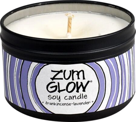 Zum Glow® Soy Candle Frankincense-Lavender -- 7 oz Tin