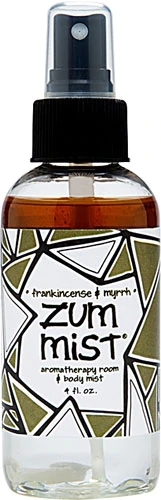 Zum Mist® Spray Aromaterapia Incenso e Mirra 118ml: Frescor Natural para Corpo e Ambiente