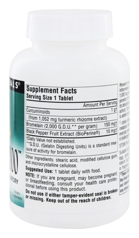 Cúrcuma 1000 1000 mg. - 60 Tablets Source Naturals - Image 2