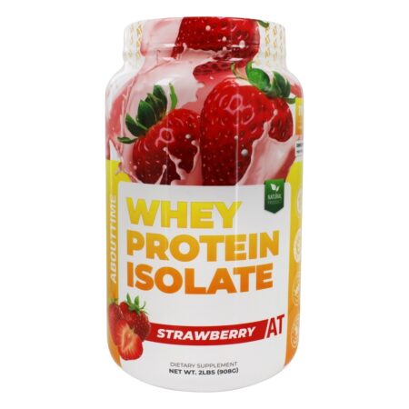 Morango Isolada de Proteína Whey - 2 lbs. About Time