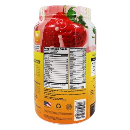 Morango Isolada de Proteína Whey - 2 lbs. About Time - Image 2