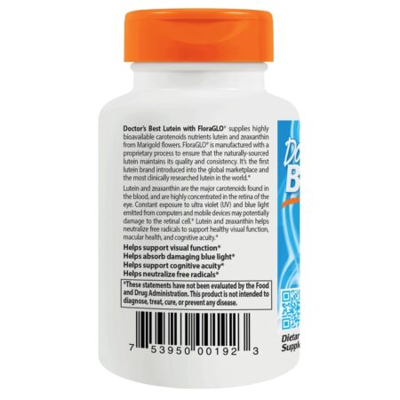 Luteína com FloraGLO 20 mg. - 60 Softgels Doctor's Best - Image 3