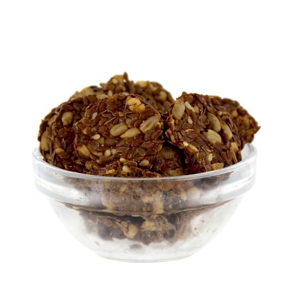 Sprouted Orgânico Flax Snax Zesty Pizza - 3 oz. Go Raw - Imagem 3