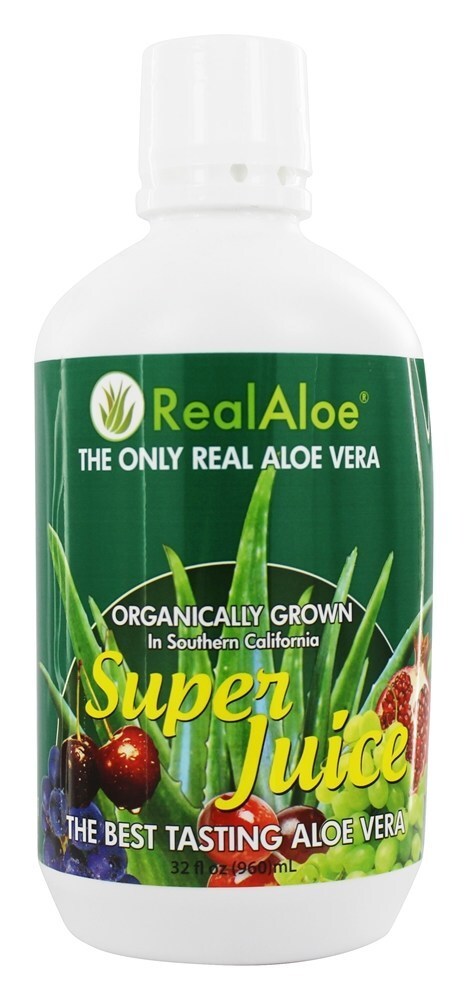 Super Suco Orgânico de Real Aloe Vera - 32 fl. oz. Real Aloe