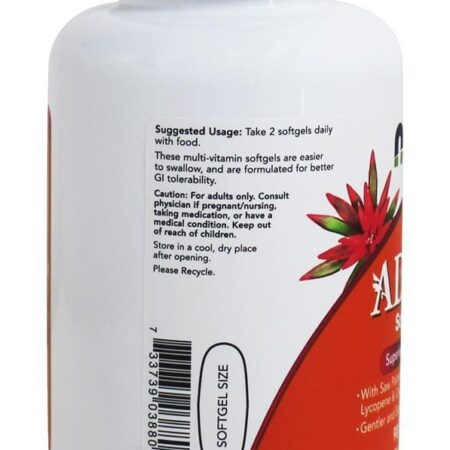 ADAM Multivitamínico Para Homens - 90 Softgels NOW Foods - Imagem 3