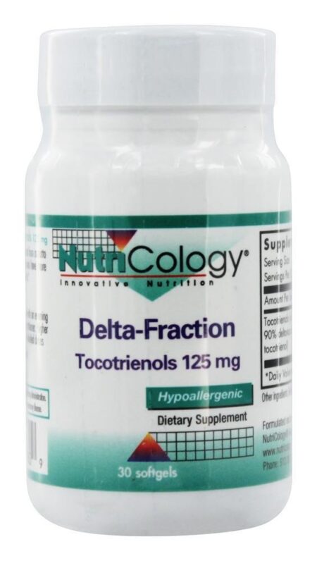 Delta Fraction Tocotrienóis 125 mg. - 30 Softgels Nutricology