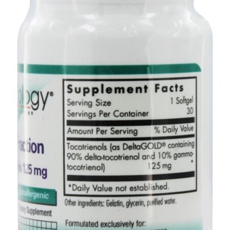 Delta Fraction Tocotrienóis 125 mg. - 30 Softgels Nutricology - Imagem 2