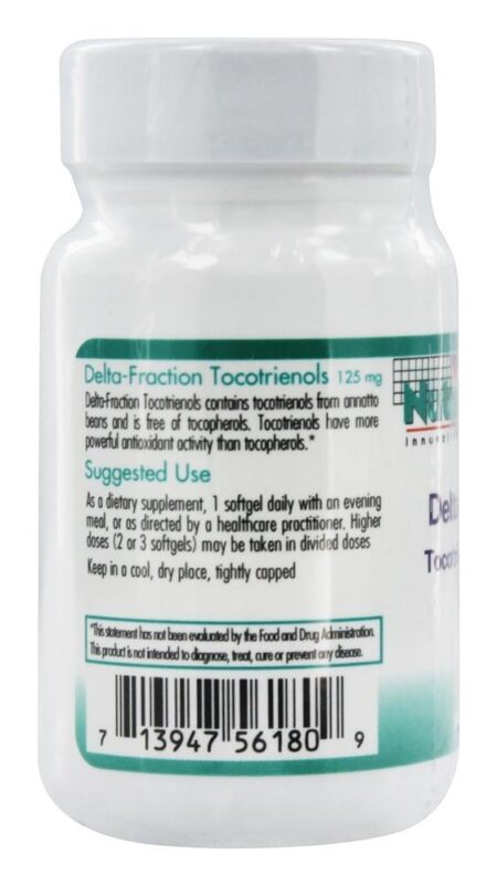 Delta Fraction Tocotrienóis 125 mg. - 30 Softgels Nutricology - Image 3