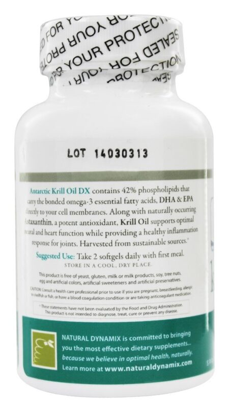 Óleo de Krill DX - 60 Softgels Natural Dynamix - Image 3