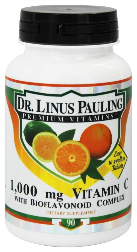 Vitamina C com Complexo Bioflavonóide 1000 mg. - 90 Cápsulas Dr. Linus Pauling
