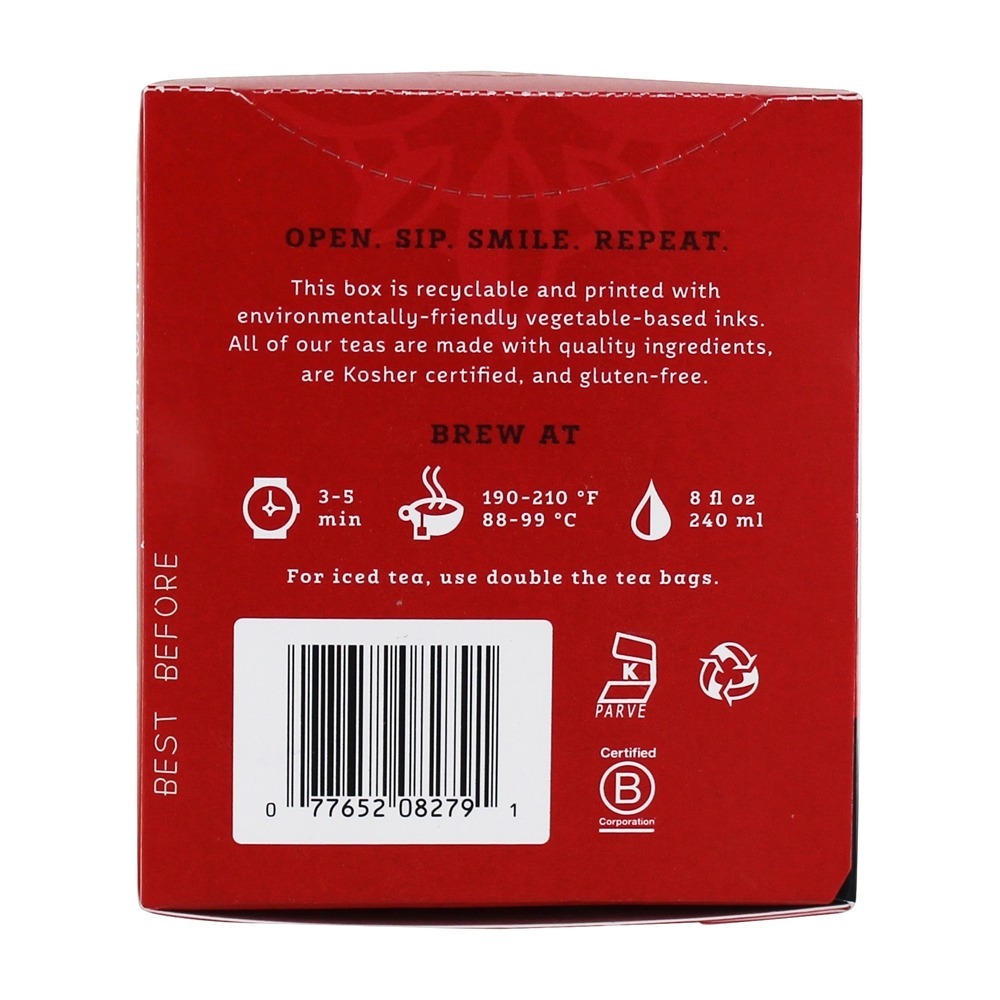 Chá Preto Decaf Chai Spice - 18 Saquinhos de Chá Stash Tea - Imagem 4