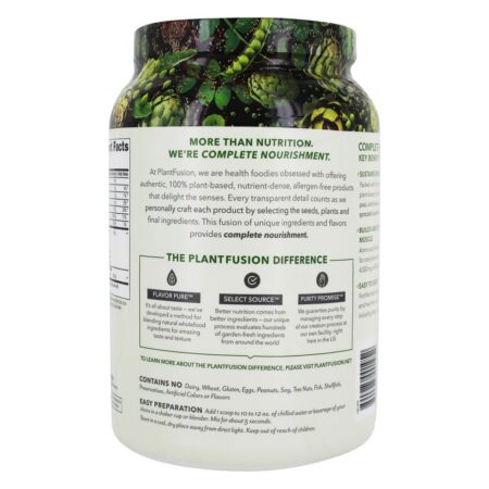 Feijão de baunilha cremoso de proteína vegetal completa - 2 lbs. PlantFusion - Image 3